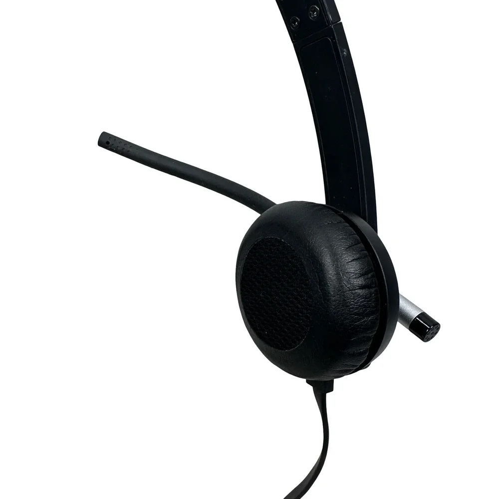 Logitech H650e Mono Wired USB Headset Noise Canceling Mic Black A-00050